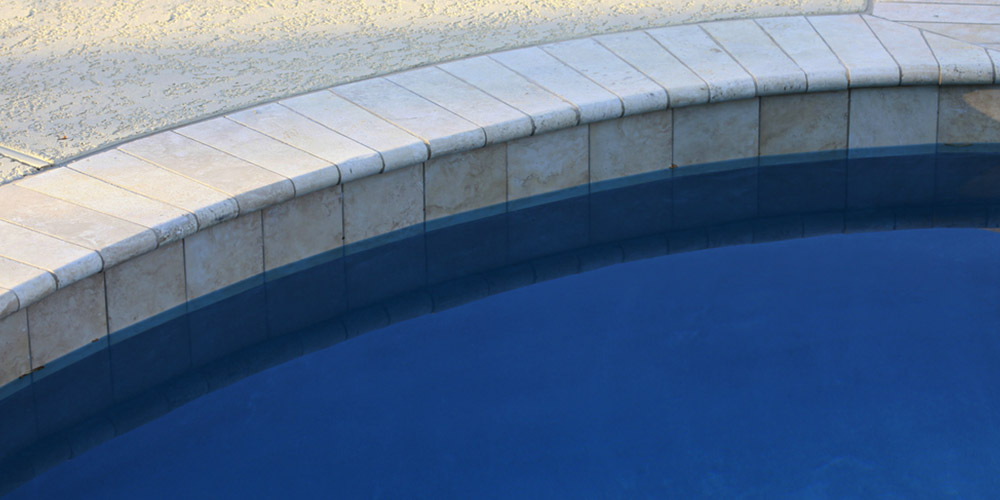 rounded edge pool coping pavers