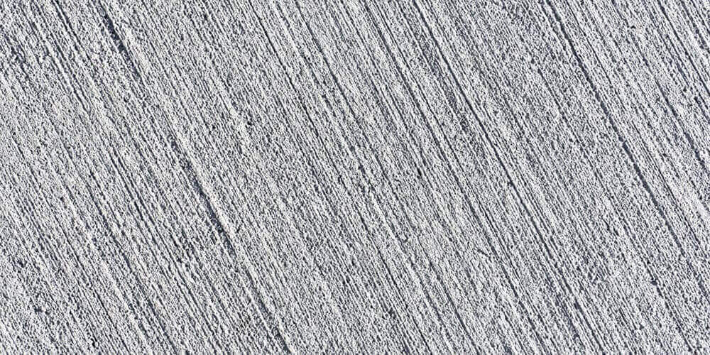 close up of brushed concrete finish